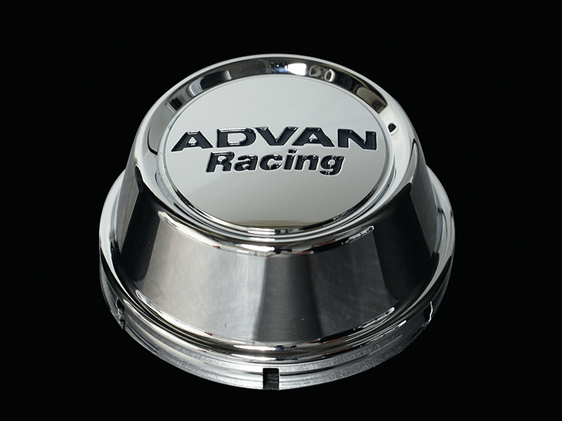 Advan 63mm High Center Cap - Chrome Wheel Center Caps Advan