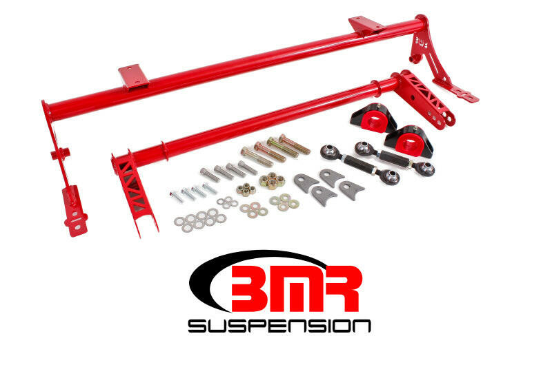 BMR 05-14 S197 Mustang Rear Bolt-On Hollow 35mm Xtreme Anti-Roll Bar Kit (Polyurethane) - Red Sway Bars BMR Suspension