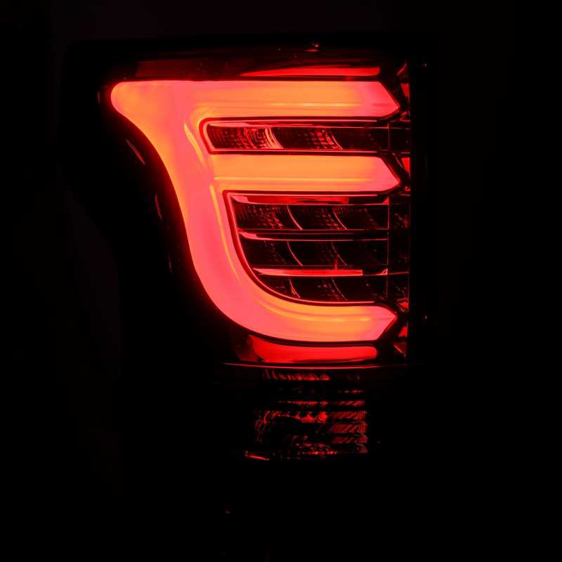 AlphaRex 15-17 Ford F-150 (Excl Models w/Blind Spot Sensor) PRO-Series LED Tail Lights Red Smoke Tail Lights AlphaRex