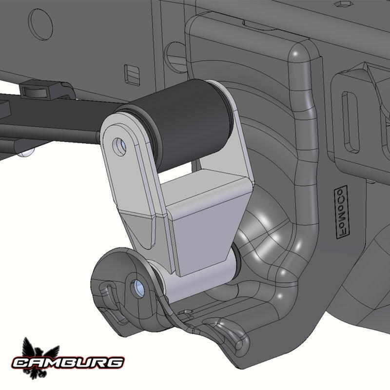 Camburg 83-12 Ford Ranger / 82-03 F-150 2wd / 99-18 Silverado 1500 MIG Shackles (1.5in. extended) Bungs Camburg