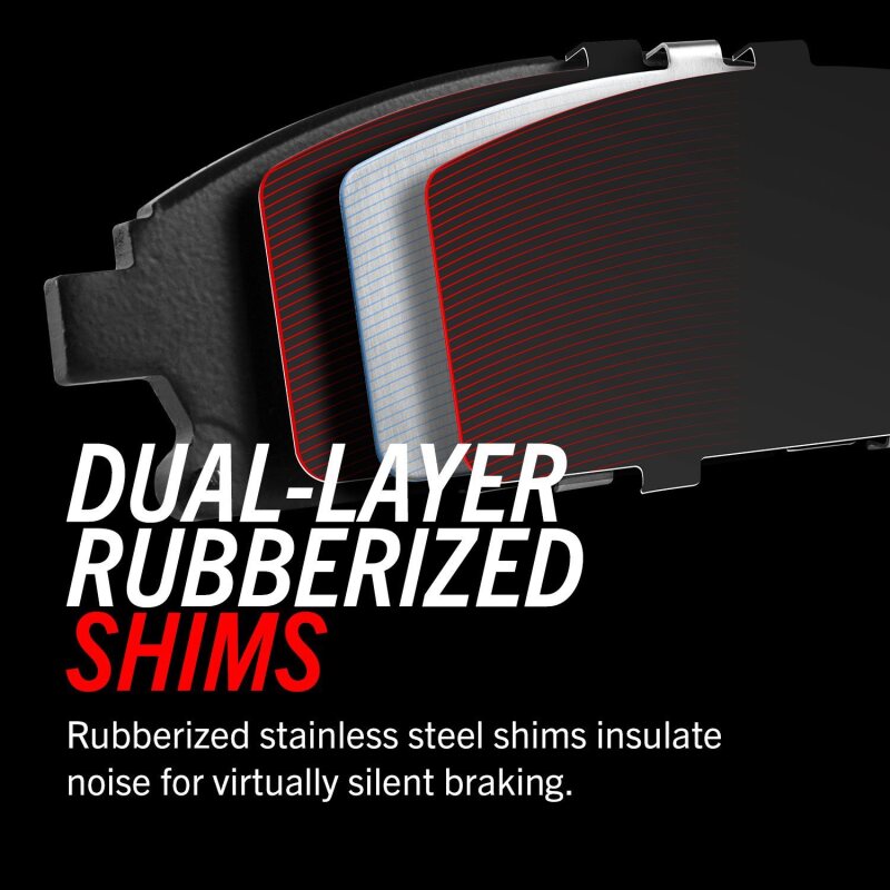 Power Stop 18-19 Kia Stinger Front Z17 Evolution Ceramic Brake Pads w/Hardware Brake Pads - OE PowerStop