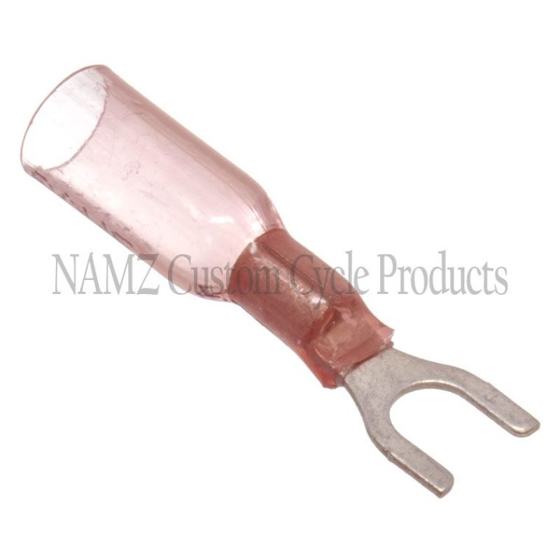 NAMZ Heat Sealable Fork Terminals 22-18g (25 Pack) Wiring Connectors NAMZ