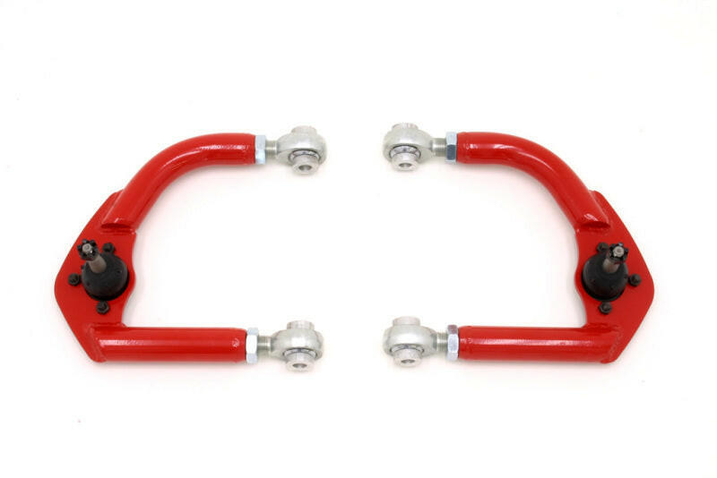 BMR 93-02 F-Body Upper A-Arms w/ Adj. Rod Ends - Red Control Arms BMR Suspension