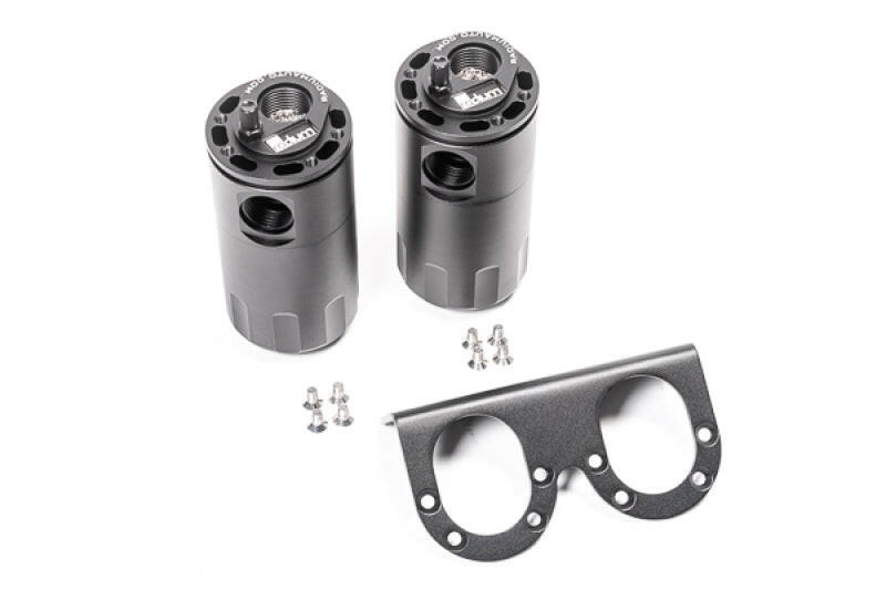 Radium Engineering Dual Universal Catch Can Kit - Fluid Lock Oil Catch Cans Radium Engineering