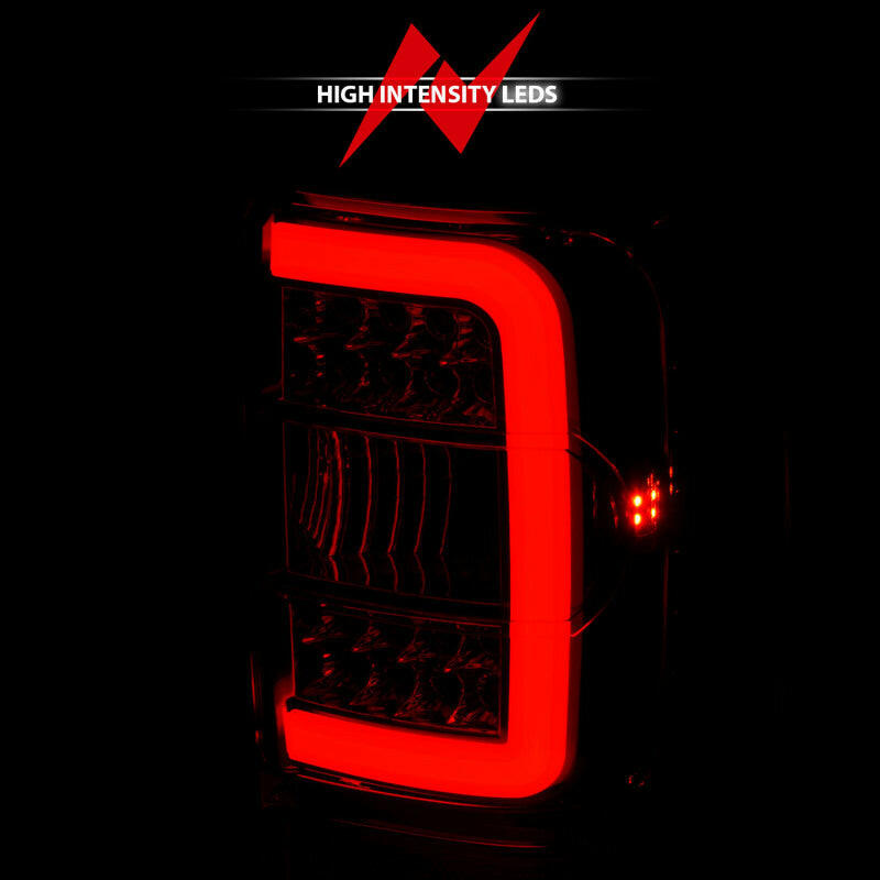 ANZO 2001-2011 Ford Ranger LED Tail Lights w/ Light Bar Chrome Housing Red/Clear Lens Tail Lights ANZO