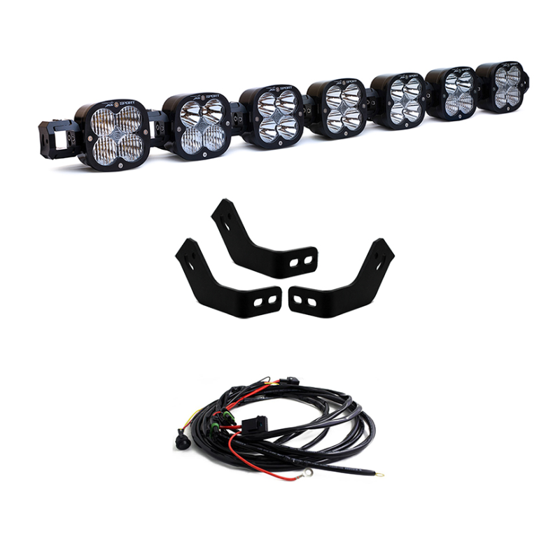 Baja Designs Prinsu Roof Rack 7 XL Linkable Light Kit (Fits Any Prinsu Rack) Light Bars & Cubes Baja Designs