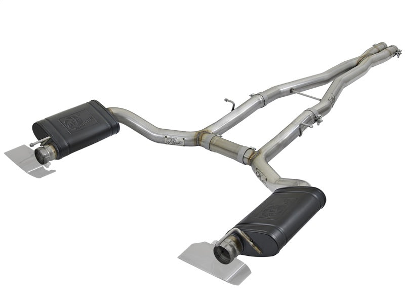 aFe MACH Force-Xp 304 SS Cat-Back Exhaust 15-16 Dodge Challenger V8-5.7L Catback aFe