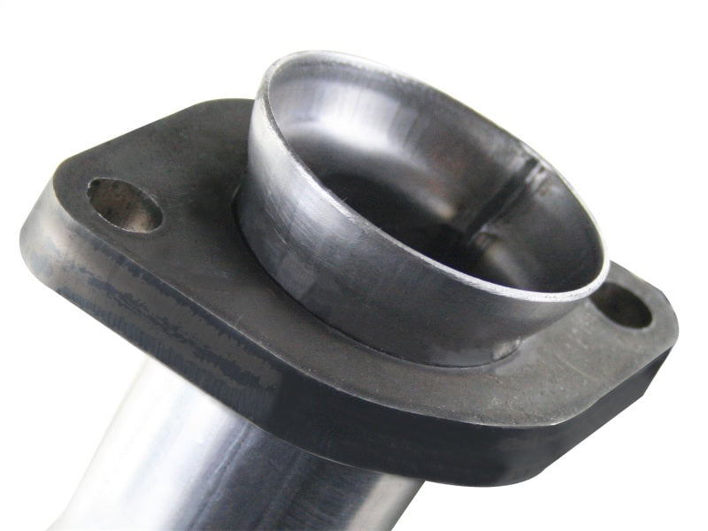 aFe Twisted Steel Delete Down-Pipe and Y-Pipe 2 to 2-1/2in Alum Steel Exhaust 12-16 Jeep Wrangler Downpipes aFe
