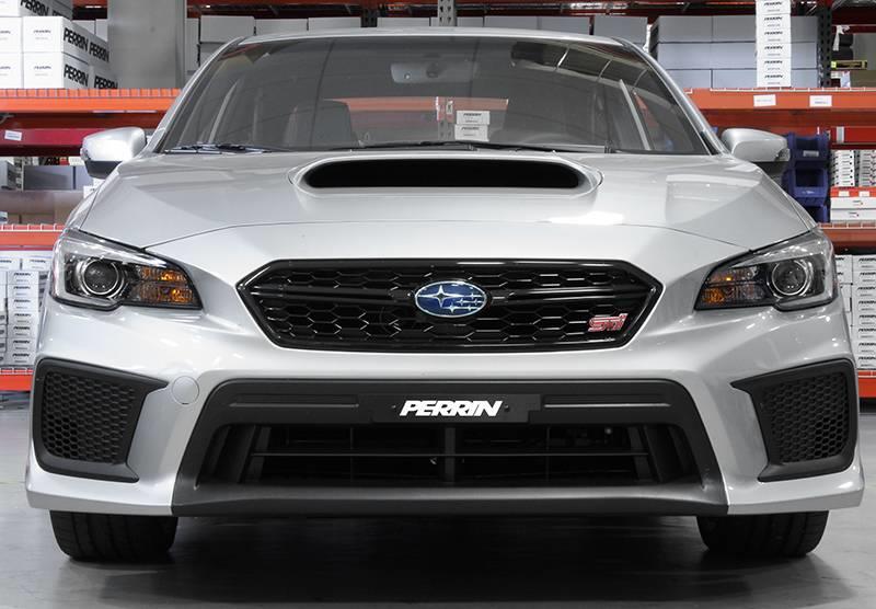 PERRIN 18-21 Subaru WRX/STI License Plate Delete - Black License Plate Relocation Perrin Performance