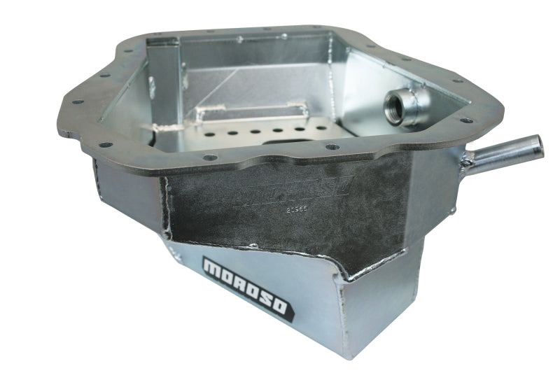 Moroso Subaru EJ20/EJ22/EJ25 Deep Wet Sump 6qt 6-15/16in Steel Oil Pan Oil Pans Moroso