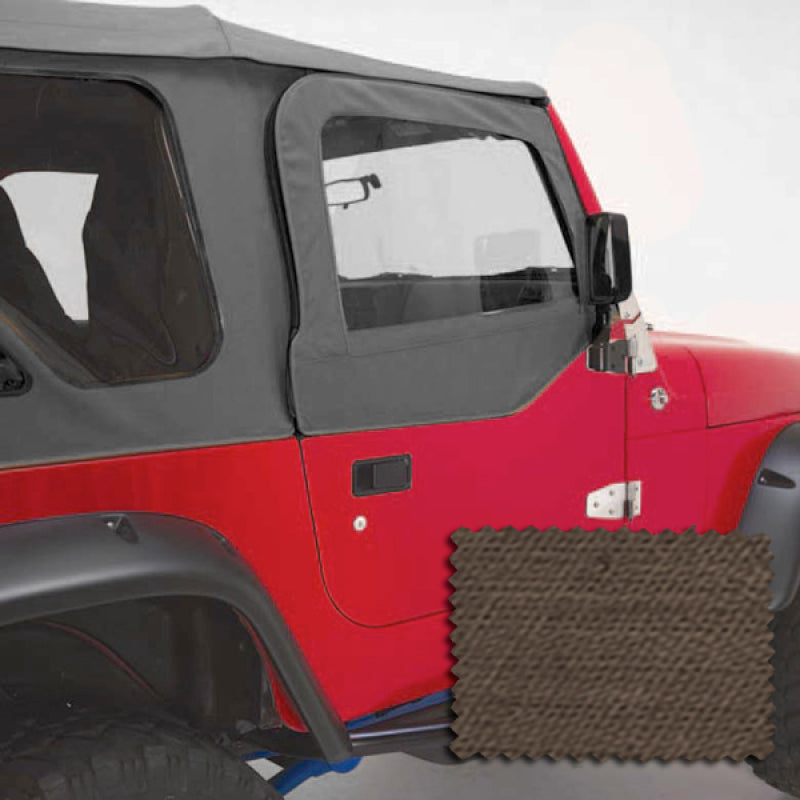 Rugged Ridge Door Skins Khaki Diamond 97-06 Jeep Wrangler Doors Rugged Ridge