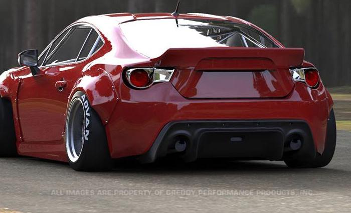 GReddy 13+ Scion FR-S Version 3 Greddy X Rocket Bunny 86 Aero Rear Aero Wing Only Spoilers GReddy