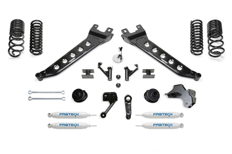Fabtech 19-22 Ram 2500 4WD 5in Radius Arm Kit w/Perf Shks Lift Kits Fabtech