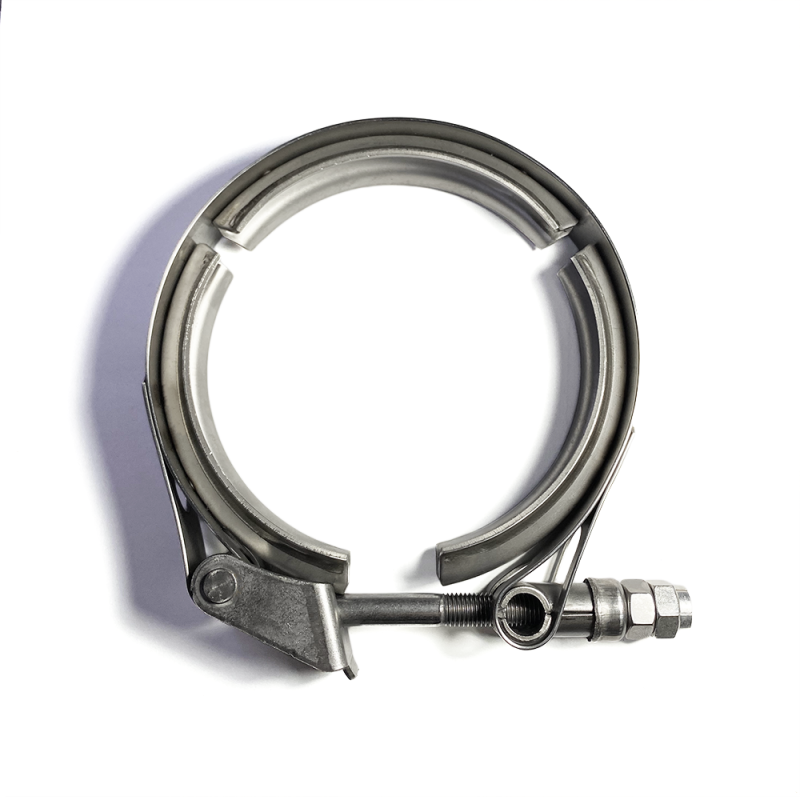 Ticon Industries 5in Stainless Steel V-Band Clamp - Quick Release Clamps Ticon