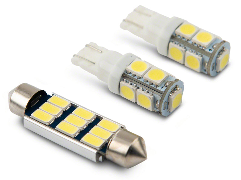Raxiom 07-18 Jeep Wrangler JK 4-Door Axial Series LED Interior Bulb Set Interior Lighting Raxiom