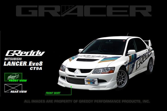 GReddy 03-05 Mitsubishi Evolution VIII Urethane Front Lip Spoiler **Must Ask/Call to Order** Spoilers GReddy