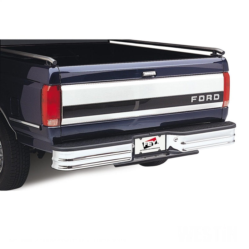 Westin/Fey 67-96 F-Series Style Side / 97-98 F-250/350 HD Surestep Universal Bumper - Chrome Bumpers - Steel Westin