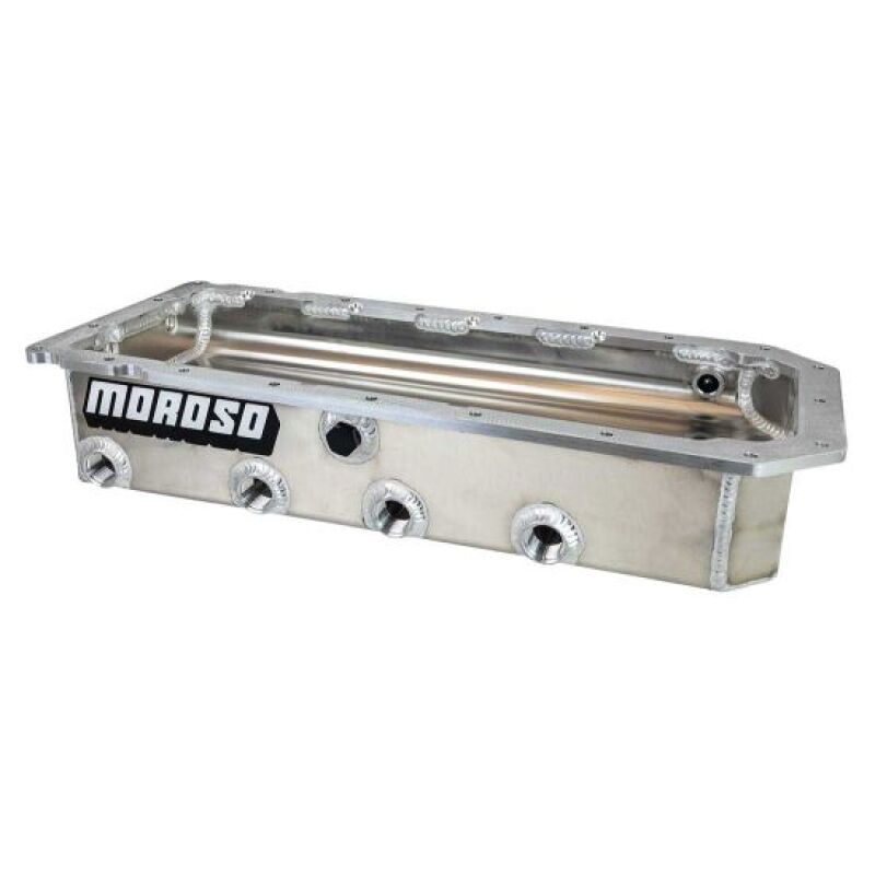 Moroso Chrysler Hellcat 6.2L Gen III HEMI Dry Sump 4 P/U 4-3/4in Deep Passenger Side Alum Oil Pan Oil Pans Moroso