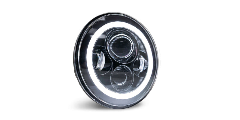 DV8 Offroad 07-18 Jeep Wrangler JK LED Projector Headlights w/ Angel Eyes Headlights DV8 Offroad