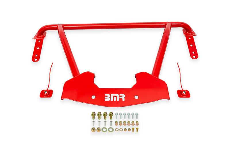 BMR 64-67 GM A-Body Bolt-On Front Reinforcement Chassis Brace - Red Chassis Bracing BMR Suspension