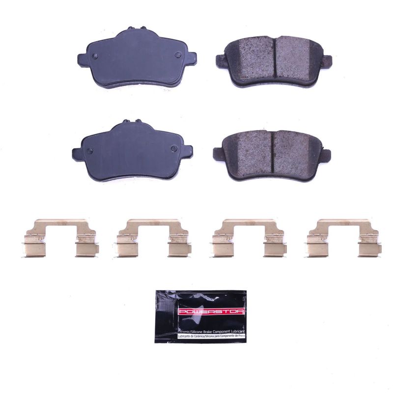 Power Stop 14-18 Mercedes-Benz CLA45 AMG Rear Z17 Evolution Ceramic Brake Pads w/Hardware Brake Pads - OE PowerStop