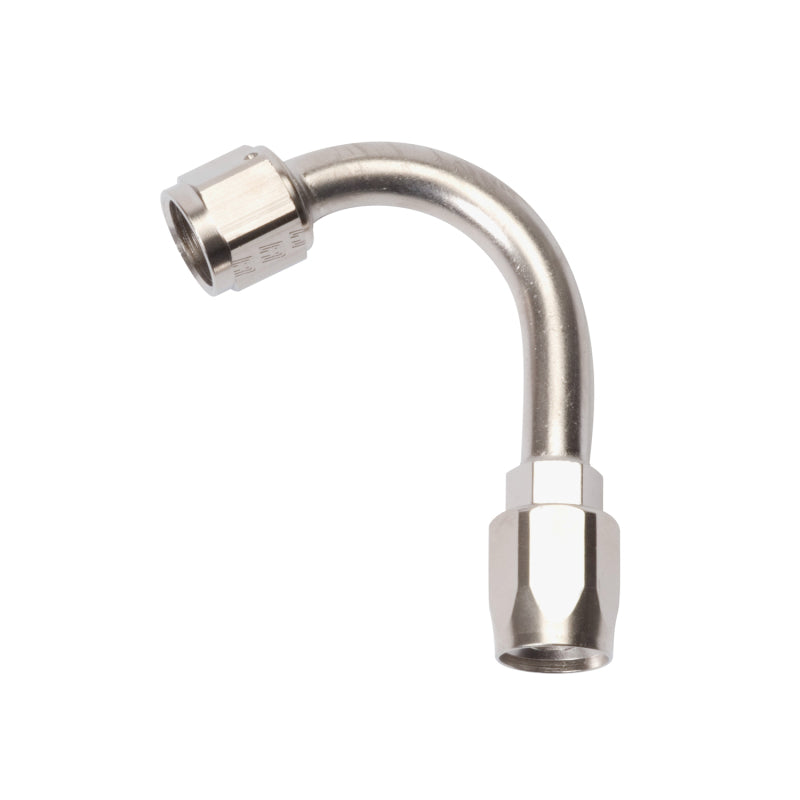 Russell Performance -10 AN Endura 120 Degree Full Flow Hose End (1-1/4in Centerline Radius) Fittings Russell