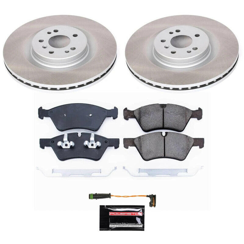 Power Stop 06-07 Mercedes-Benz R500 Front Semi-Coated Rotor Kit Brake Kits - Performance Blank PowerStop