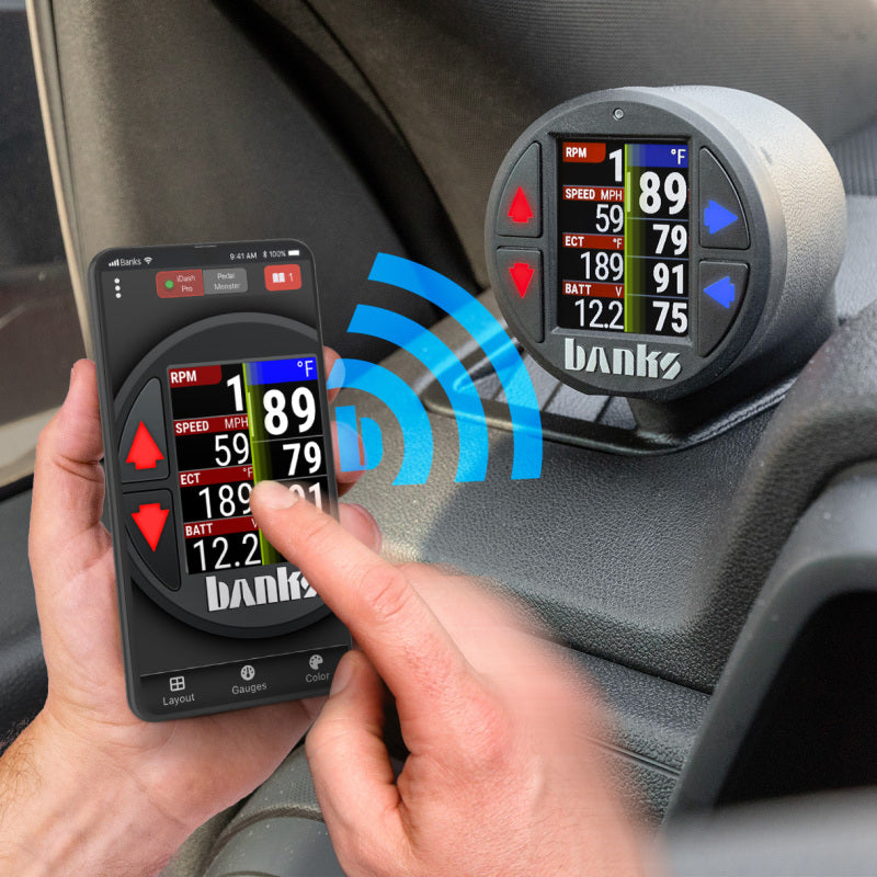 Banks Power iDash Pro System Universal CAN All 2008+ Stand Alone Performance Monitors Banks Power
