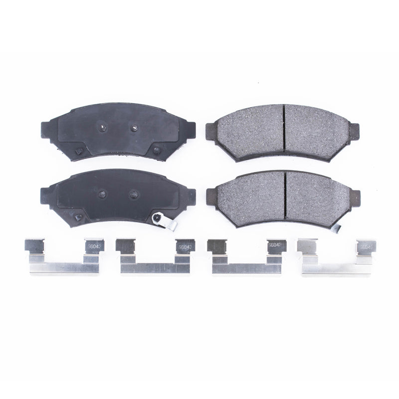 Power Stop 05-09 Buick Allure Front Z17 Evolution Ceramic Brake Pads w/Hardware Brake Pads - OE PowerStop