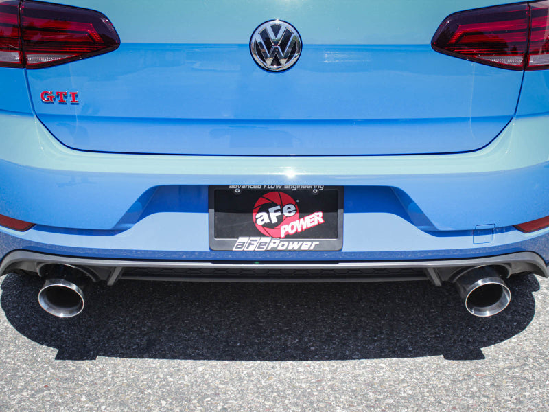aFe 18-20 VW GTI (MK7.5) 2.0L MACH Force-Xp 3in to 2.5in 304 SS Axle-Back Exhaust System- Pol. Tips Catback aFe