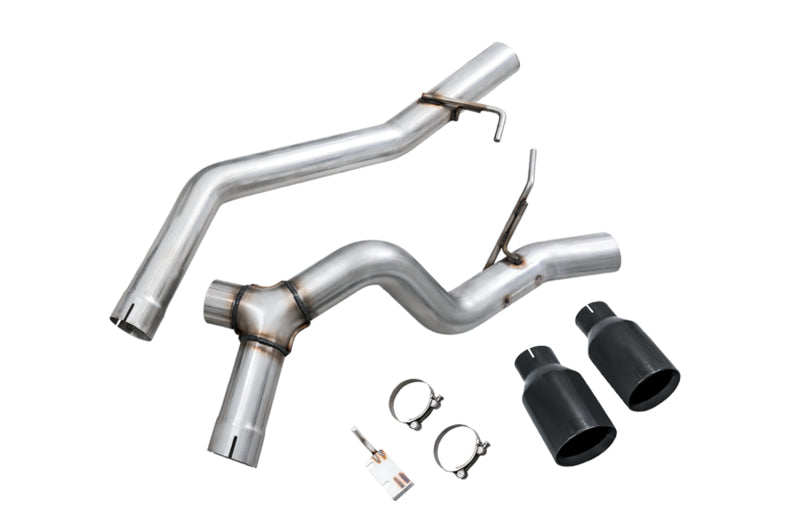 AWE Tuning 2020+ Jeep Gladiator 3.6L Trail-to-Tread (Dual Exhaust) Conversion Kit w/Diamond Blk Tips Catback AWE Tuning