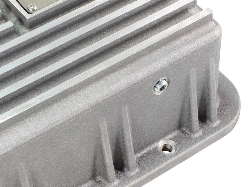 aFe Transmission Pan (Raw); Ford Trucks 93-08 AODE/4R70W Diff Covers aFe