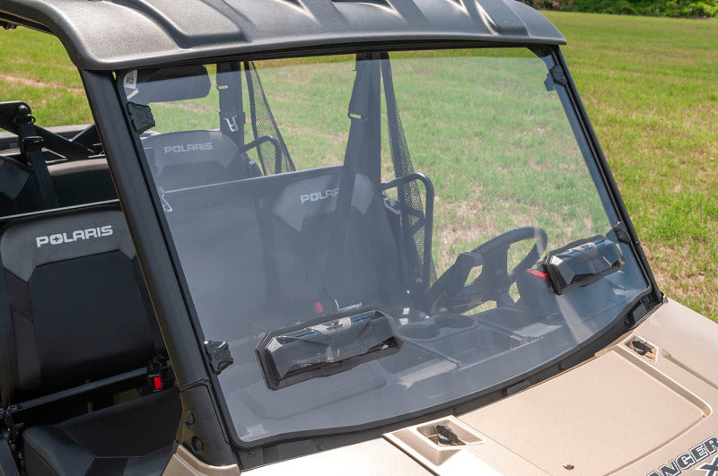 Seizmik 13+ Polaris Ranger 900/1000 XP/Crew Full-Size Pro-fit Tool-Less Windshield Vented Poly UV Windshields Seizmik