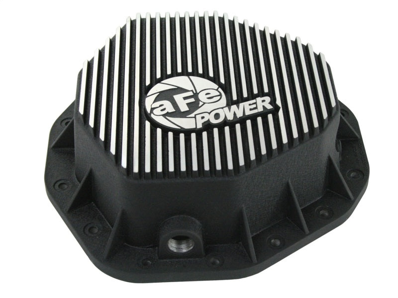 aFe Power Cover Rear Differential COV Diff R Dodge Diesel Trucks 03-05 L6-5.9L Machined Diff Covers aFe