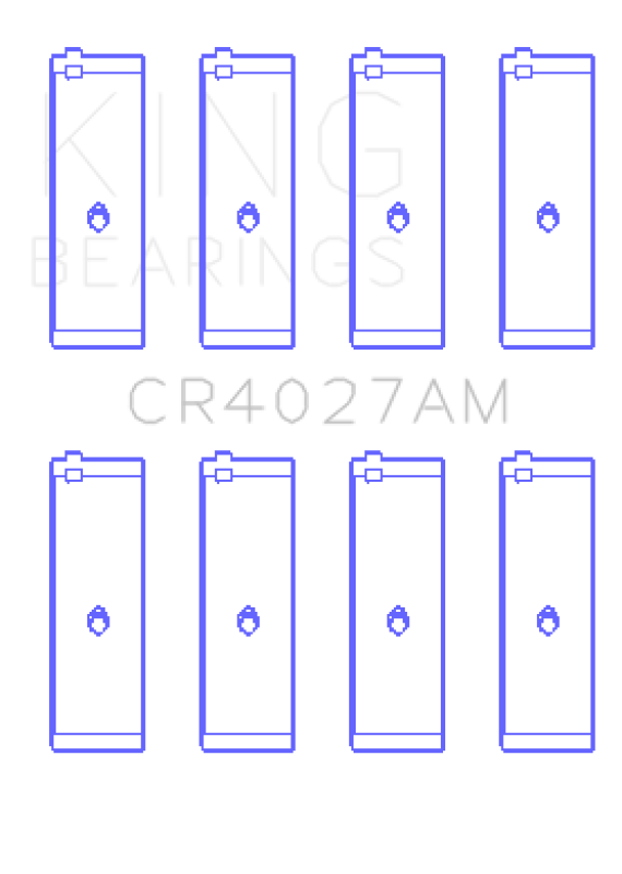 King Engine Bearings Toyota 3E (Size +0.75mm) Connecting Rod Bearing Set Connecting Rods King Engine Bearings