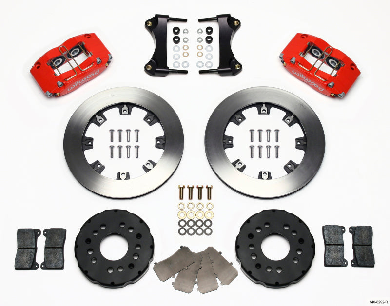 Wilwood Dynapro Radial Front Kit 12.19in Red 95-99 Mitsubishi Eclipse (*Line Kit Needed*) Big Brake Kits Wilwood