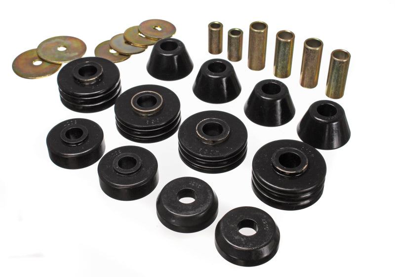 Energy Suspension Gm Cab Mount Set - Black Bushing Kits Energy Suspension