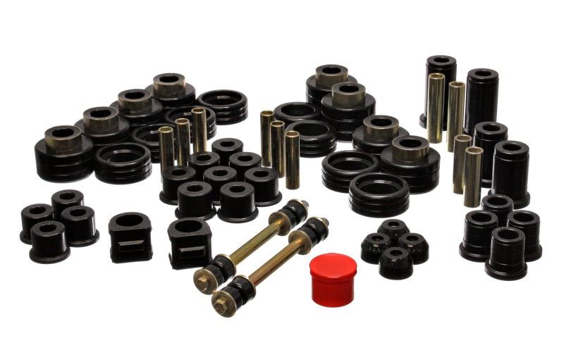 Energy Suspension 88-98 Chevy/GMC 4WD Black Hyper-flex Master Bushing Set Bushings - Full Vehicle Kits Energy Suspension