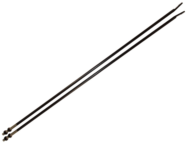 Kentrol 72-86 Jeep CJ Strut Rod Kit - Powdercoat Black Strut Bars Kentrol