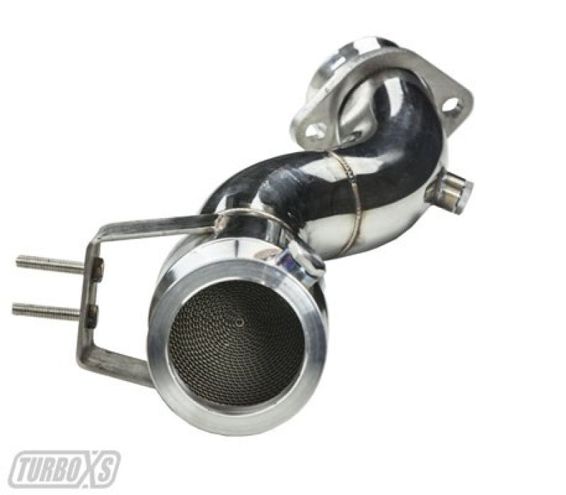 Turbo XS 2015+ Ford Mustang Ecoboost Downpipe w/ High Flow Catalytic Converter Downpipes Turbo XS