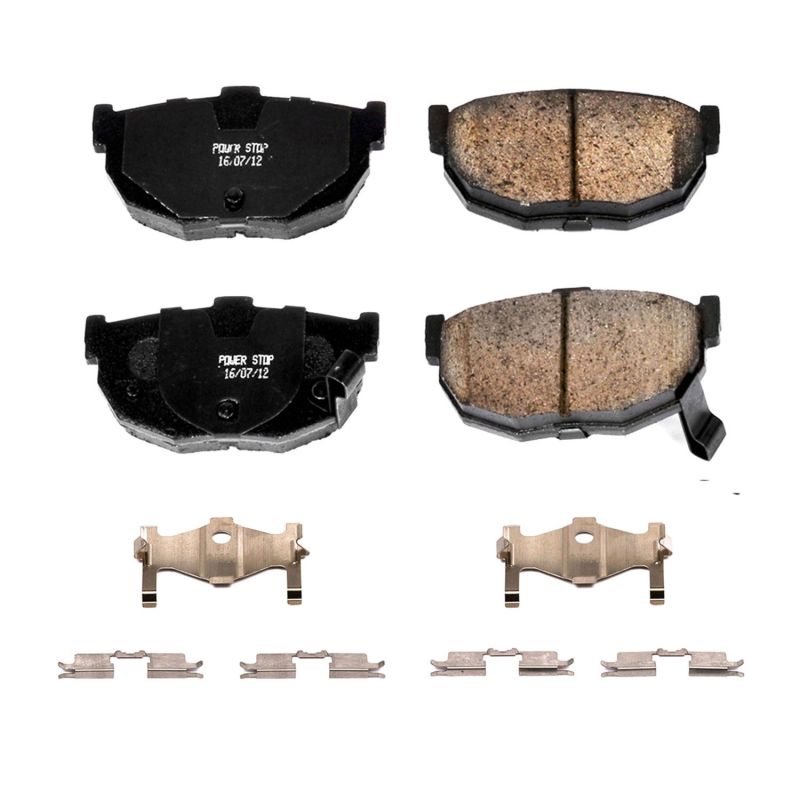 Power Stop 94-06 Hyundai Elantra Rear Z17 Evolution Ceramic Brake Pads w/Hardware Brake Pads - OE PowerStop