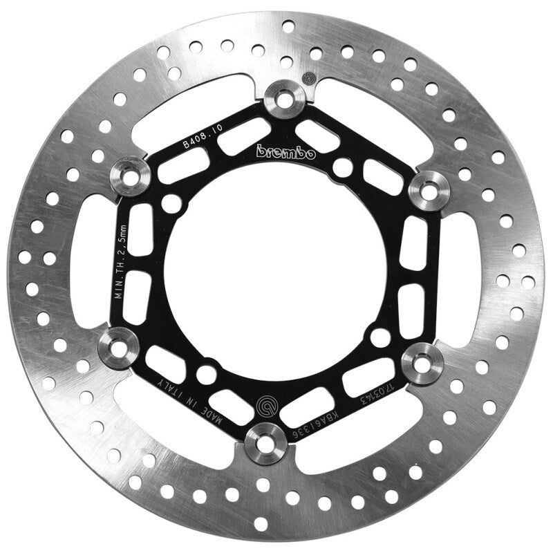 Brembo OE 90-03 Kawasaki KDX 125CC/90-03 Kawasaki KLX R 650CC 250x3mm Brake Disc - Front Floating Brake Rotors - Slotted Brembo OE