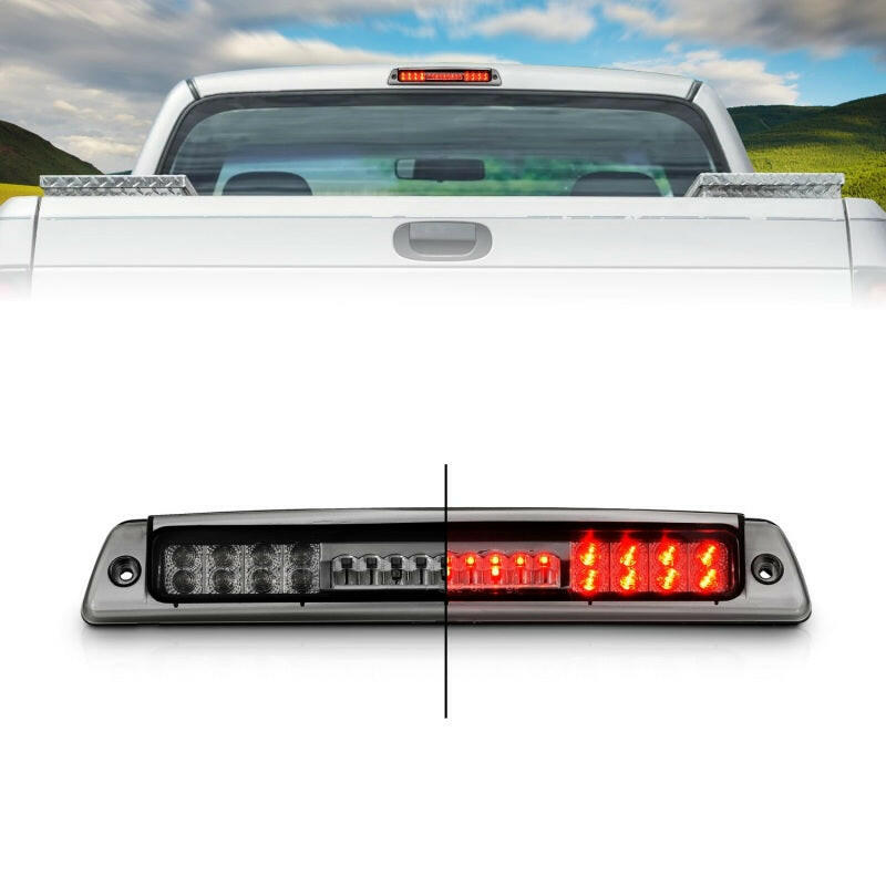 ANZO 1994-2001 Dodge Ram 1500 LED 3rd Brake Light Smoke Lights Corner ANZO
