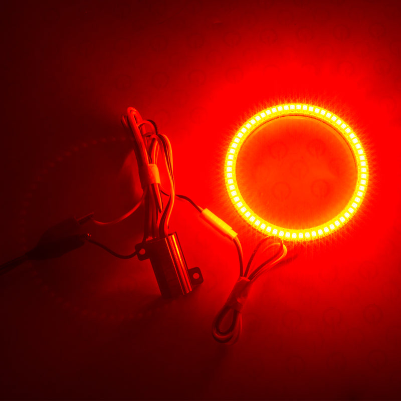 Oracle Jeep Wrangler 07-17 LED Waterproof Turn Signal Halo Kit - Amber Fog Lights ORACLE Lighting