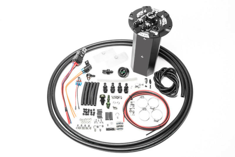 Radium 09-20 Nissan 370Z RHD/LHD Fuel Hanger Surge Tank (Pumps Not Incl.) Walbro F90000267/274/285 Fuel Pump Hangers Radium Engineering