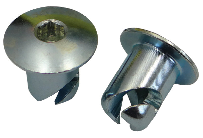 Moroso Quick Fastener - Oval Head - 7/16in x .400in - Steel - 10 Pack Fittings Moroso