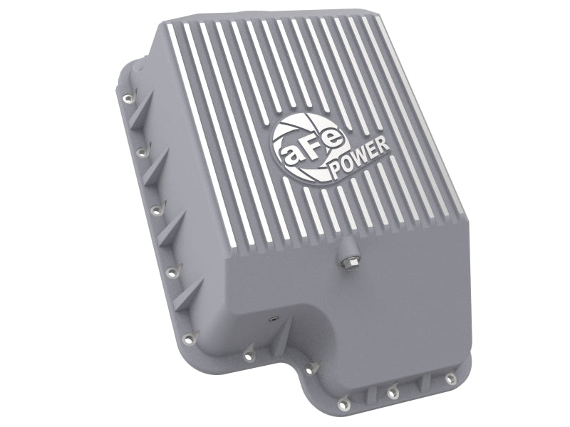 aFe Transmission Pan (Raw); Ford Diesel Trucks 03-10 V8-6.0/6.4L (td) Diff Covers aFe