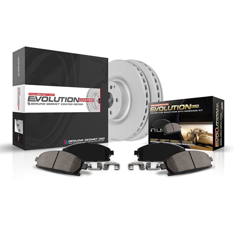 Power Stop 20-21 GMC Sierra 3500 HD Front Z17 Coated Brake Kit Brake Rotors - OE - Cryo PowerStop