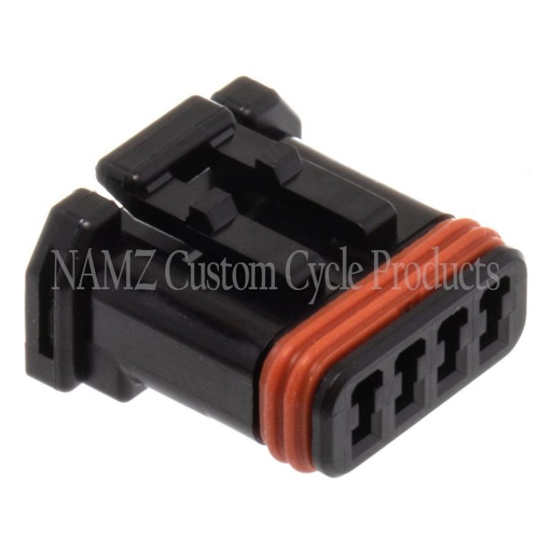 NAMZ JAE MX-1900 4-Position Female Black Socket Housing (HD 72908-11) Wiring Connectors NAMZ