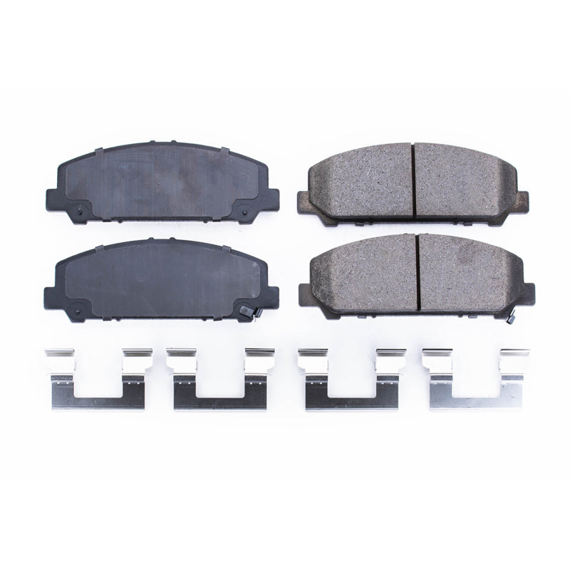 Power Stop 05-10 Infiniti QX56 Front Z17 Evolution Ceramic Brake Pads w/Hardware Brake Pads - OE PowerStop
